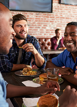 Group at Restaurant